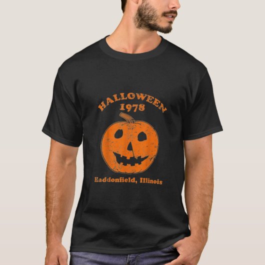  Halloween Pumpkin Scene T-shirt (Voorkant)