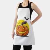 Halloween Pumpkin Schort (Insitu)