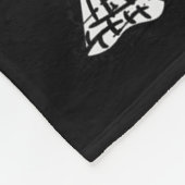 Halloween Pumpkin Skeleton Ice Hockey Costume Men Fleece Deken (Hoek)