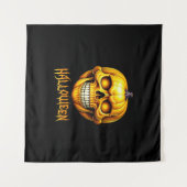 HALLOWEEN PUMPKIN SKULL WANDKLEED (Voorkant (horizontaal))