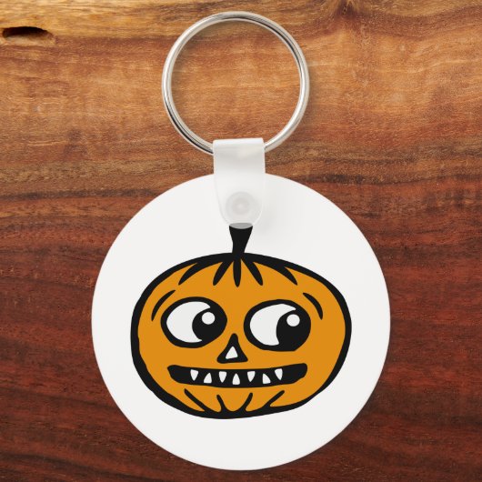 Halloween Pumpkin Sleutelhanger (Voorkant)