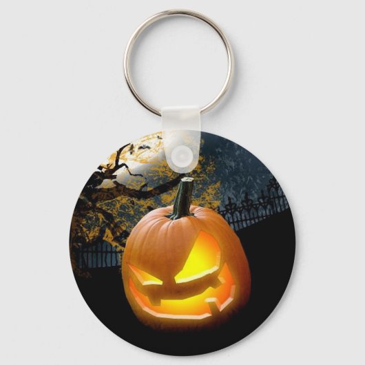 Halloween Pumpkin Sleutelhanger (Voorkant)