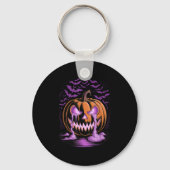 Halloween Pumpkin Soky Season Bats Sleutelhanger (Voorkant)