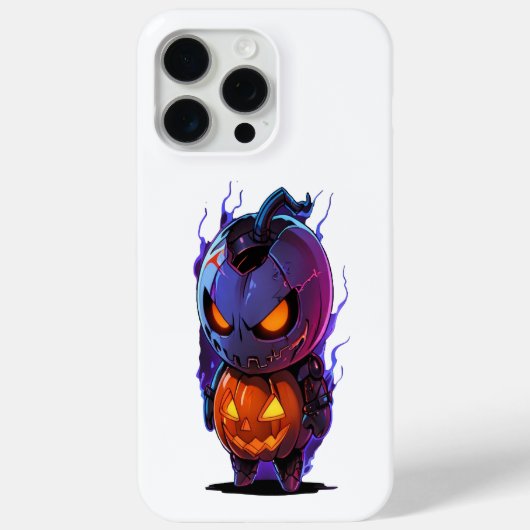Halloween Pumpkin Soldier | Pumpkin Cyborg Warrior Case-Mate iPhone Case (Achterkant)