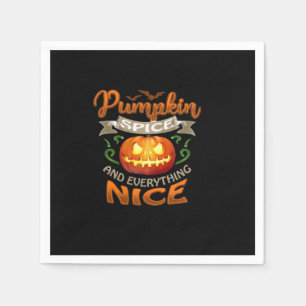 Halloween Pumpkin Spice Alles Leuke Jack-O'-La Servet