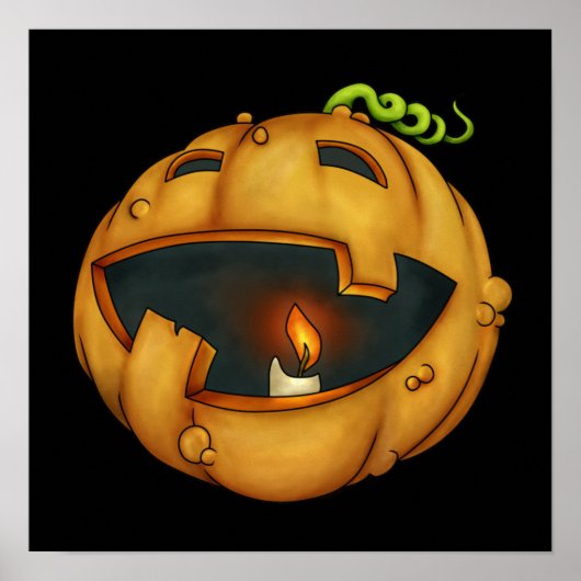 Halloween Pumpkin - SRF Poster (Voorkant)