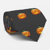 Halloween Pumpkin Stropdas (Opgerold)
