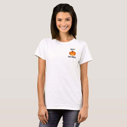 Halloween Pumpkin T-shirt (Voorkant volledig)