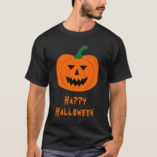 Halloween Pumpkin T-Shirt (Voorkant)
