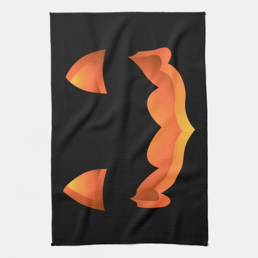 Halloween Pumpkin Towel Jack-O-Lantern Tea Towels Theedoek (Verticaal)
