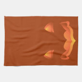 Halloween Pumpkin Towel Jack-O-Lantern Tea Towels Theedoek (Horizontaal)