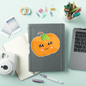 Halloween Pumpkin, Trick or treat, lachende pompoe Sticker (iPad Cover)
