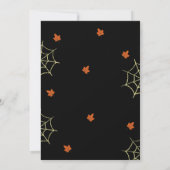 Halloween Pumpkin Uitnodiging (Achterkant)