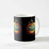 Halloween Pumpkin Vibes Koffiemok (Voorkant rechts)