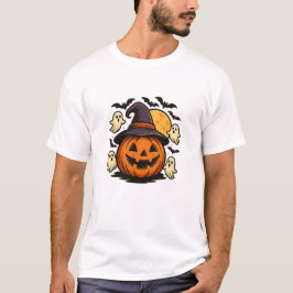 Halloween Pumpkin Witch Pet T-Shirt 🎃