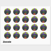 Halloween Pumpkin Witch Sticker (Vel)