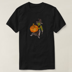 Halloween Pumpkin Witch Warlock Dance T-shirt