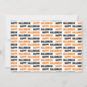 Halloween Pumpkin & Witches Pet Foto Lijst - Kaart (Achterkant)