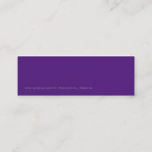 Halloween Pumpkins Bladwijzer Mini Visitekaartje (Achterkant)