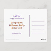 Halloween Pumpkins Briefkaart (Achterkant)