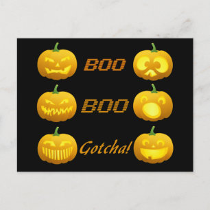 Halloween Pumpkins briefkaart