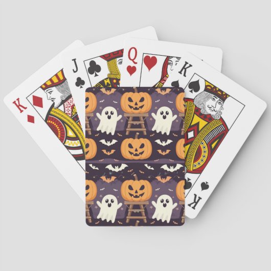 Halloween Pumpkins Card Deck Pokerkaarten (Achterkant)