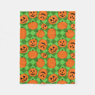 Halloween Pumpkins Fleece Deken