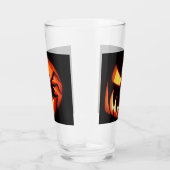 Halloween Pumpkins Glas (Rechts)