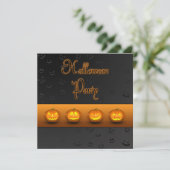 Halloween Pumpkins Jack-o-Lantern Kaart (Staand voorkant)