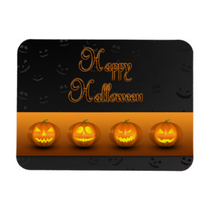 Halloween Pumpkins Jack-o-Lantern Magneet