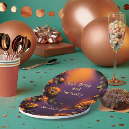 Halloween Pumpkins Papieren Bordje