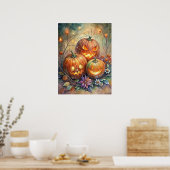 Halloween Pumpkins Poster (Keuken)