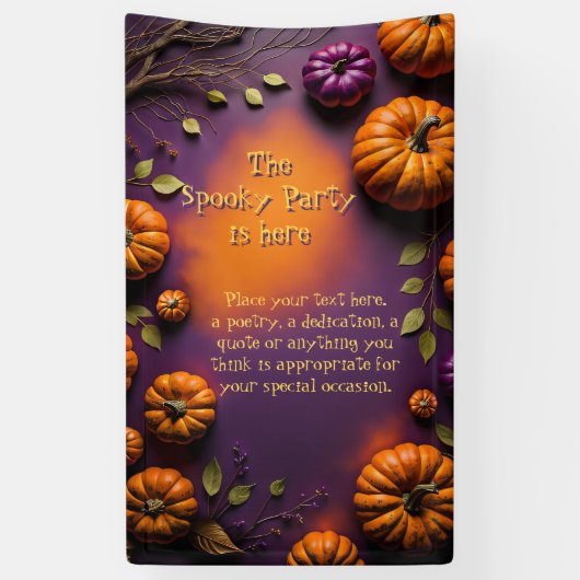 Halloween Pumpkins Spandoek (Verticaal)