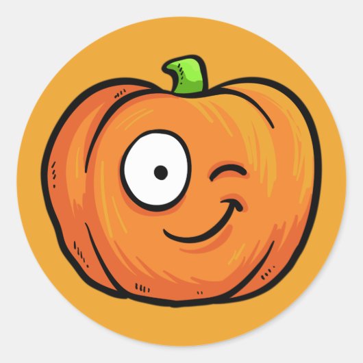 Halloween Pumpkins stickers 4 (Voorkant)