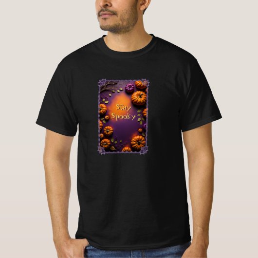 Halloween Pumpkins T-shirt (Voorkant)