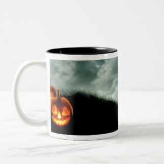 Halloween Pumpkins Tweekleurige Koffiemok