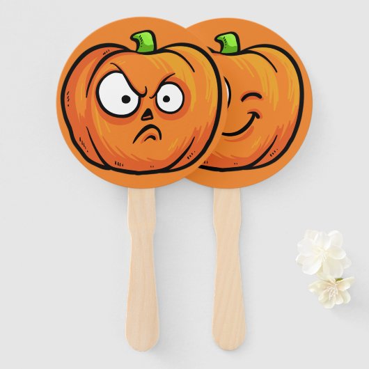 Halloween Pumpkins ventilator 2/3 Handwaaier (Voorkant en achterkant)