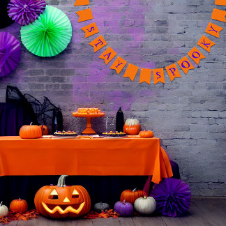 Halloween Pumpkins Vlaggetjes