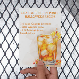 Halloween Punk Drink Recept Partijen Briefkaart