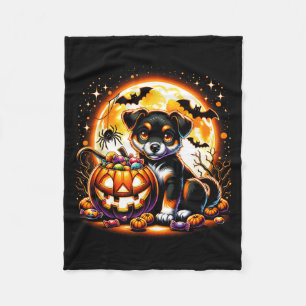 Halloween Puppy Dog T-shirt5 Fleece Deken