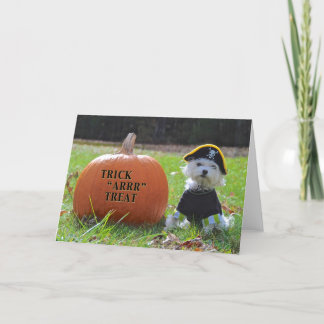 Halloween puppy! kaart