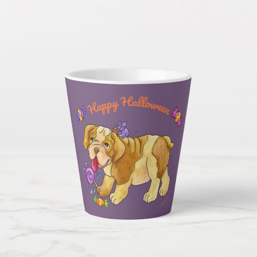 Halloween puppy mok 12 oz cadeau (Voorkant)