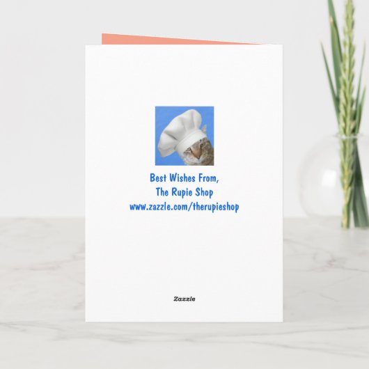 Halloween Puppy Wyed Cute Kaart (Achterkant)