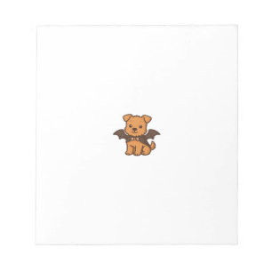Halloween Puppyliefde � Kawaii-hond Kunst Klassiek Notitieblok