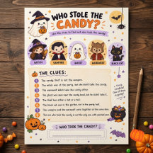 Halloween puzzel spel