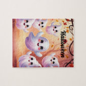 Halloween Puzzle Party: Spooky Fun voor iedereen! Legpuzzel (Horizontaal)