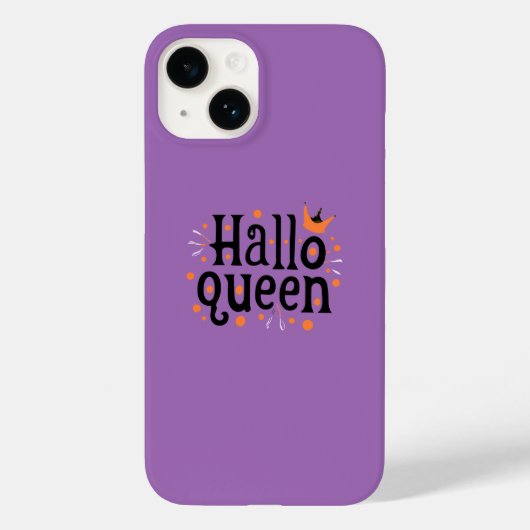 Halloween Queen, Halloqueen, Retro Halloween Art Case-Mate iPhone Case (Achterkant)