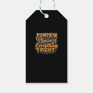 Halloween Quote Pumpkin Spice & Everything Fright Cadeaulabel
