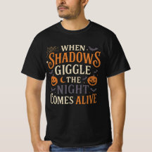 Halloween Quote T-Shirt Design Shadow Night
