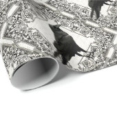  Halloween-raaf Cadeaupapier (Rol Hoek)